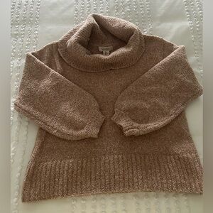 Jessica Simpson Size Small Cowl Neck Sweater Like New Latte Color